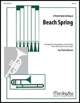 A Festive Hymn Setting on Beach Spring Brass Quartet, Flute, Organ and Congregation cover